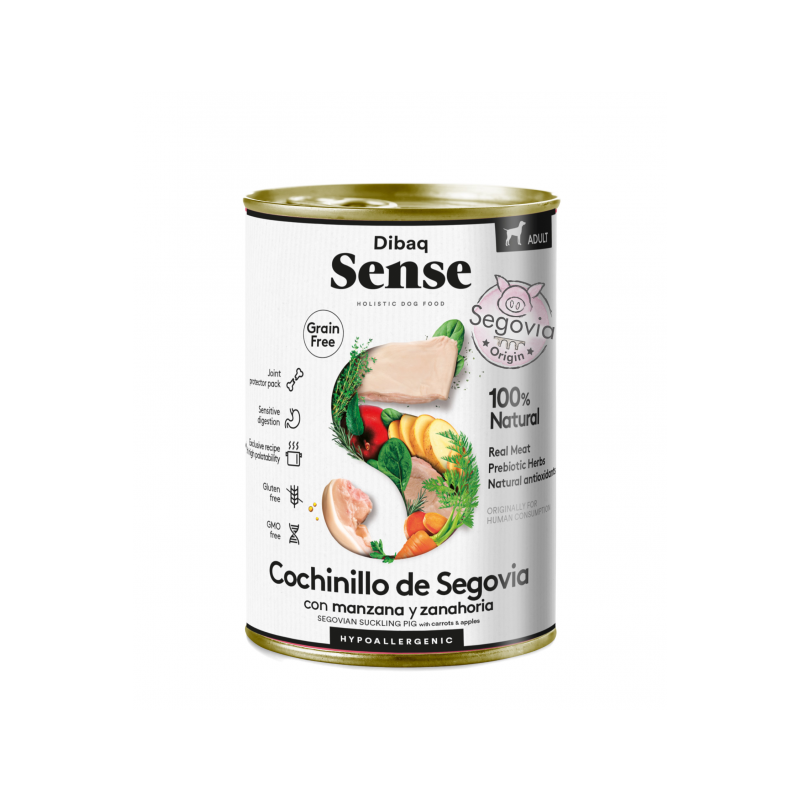 Dibaq Sense Lata Cochinillo de Segovia Ideal para perros con digestiones sensibles