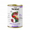 Dibaq Sense Lata Salvaje Comida húmeda natural para perros, sin cereales, con ciervo y jabalí.