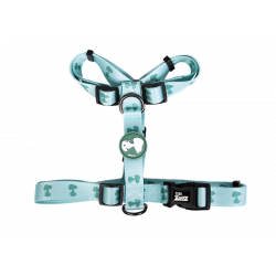 Arnés para perro Zoopets Snoopy Sombra Verde, de neopreno, con diseño de Snoopy en tonos verdes.
