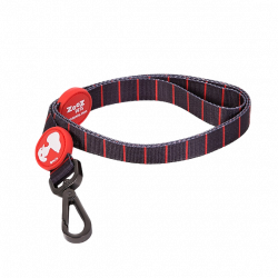 Correa perro ZooPets neopreno Snoopy negra roja, duradera y cómoda