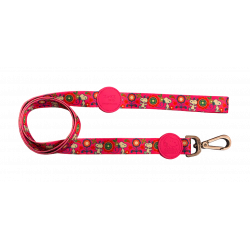 Correa perro Zoopets Snoopy Pink Flower, diseño floral y resistente