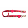 Correa perro Zoopets Snoopy Pink Flower, diseño floral y resistente