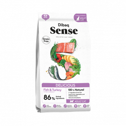 Dibaq Sense Cat Delicious, alimento para gatos con salmón y arenque fresco