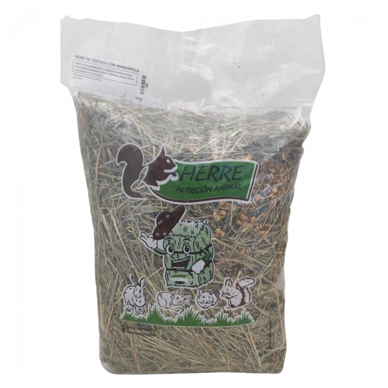Herre - Heno de Festuca Extra Verde con Manzanilla