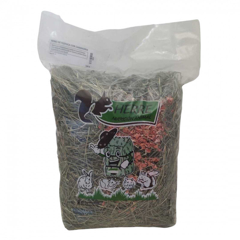 Herre - Heno de Festuca Extra Verde con Zanahoria