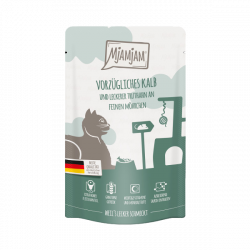 comida humeda mjammjam para gatos ternera pavo zanahorias