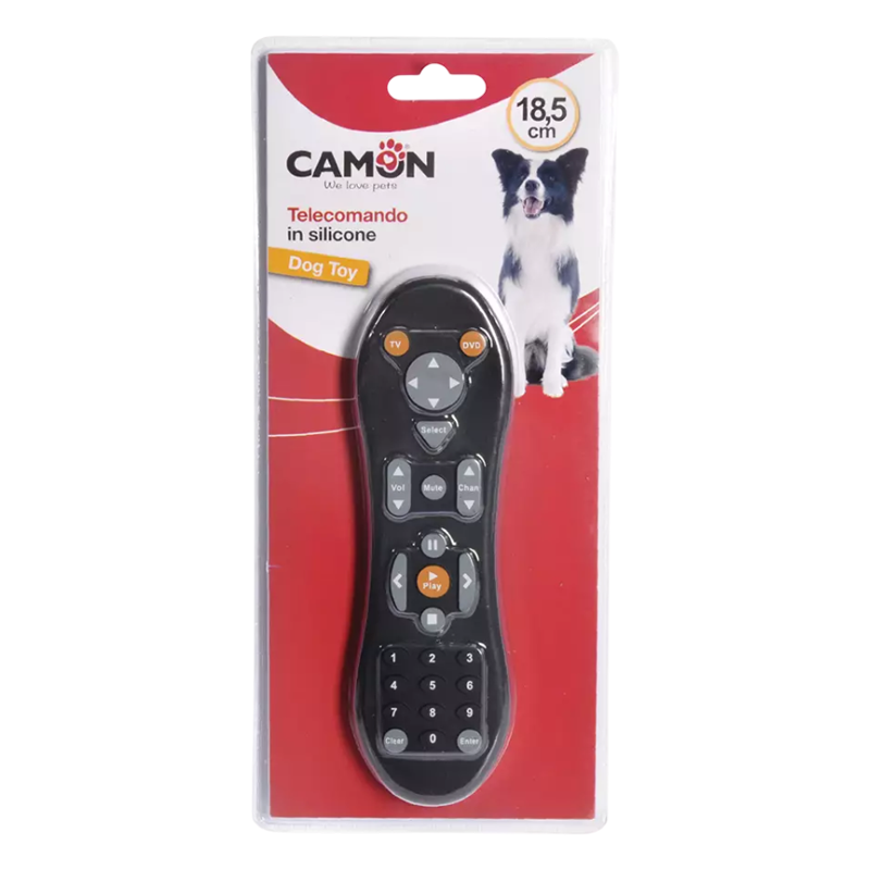 Juguete para perros de silicona Camon, diseñado para proporcionar entretenimiento y diversión.
