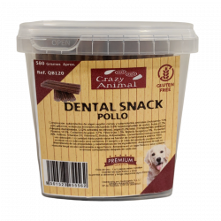 Snack Dental Naturales de Pollo para perros CrazyAnimal
