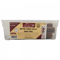 Snacks dental Natural de Pollo Grain Free para perros CrazyAnimal