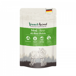 Comida húmeda para gatos Venandi Animal, oveja monoproteica. Alimento natural y sin cereales para gatos con alergias