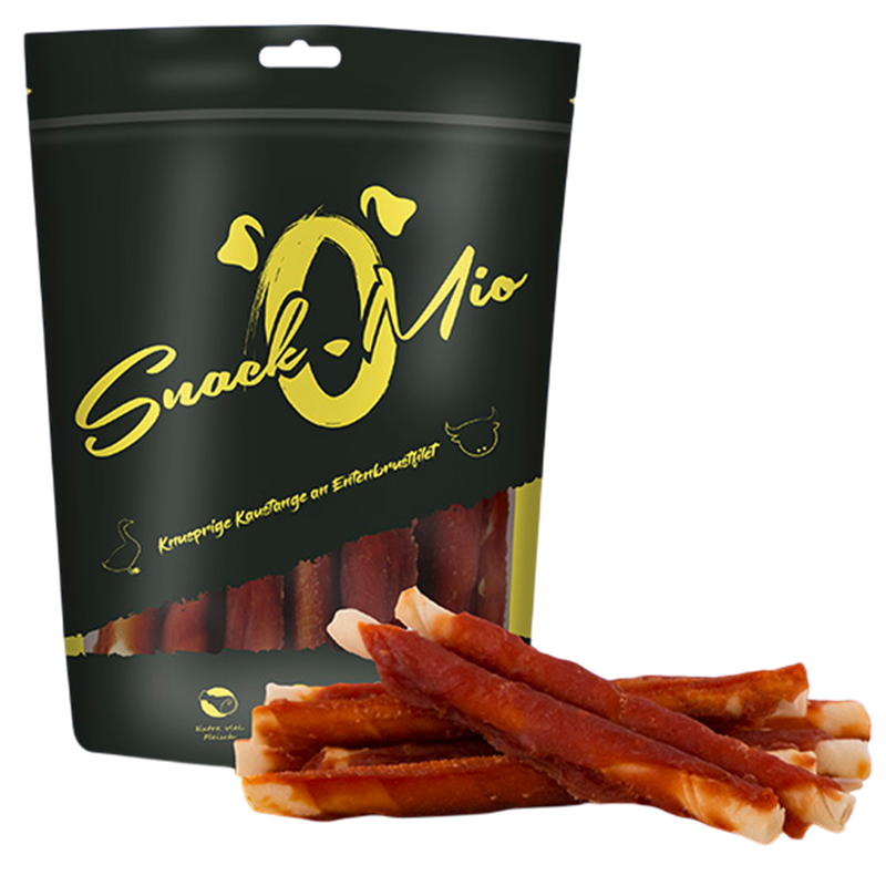 Premios naturales para perros SnackOmio de pechuga de pato