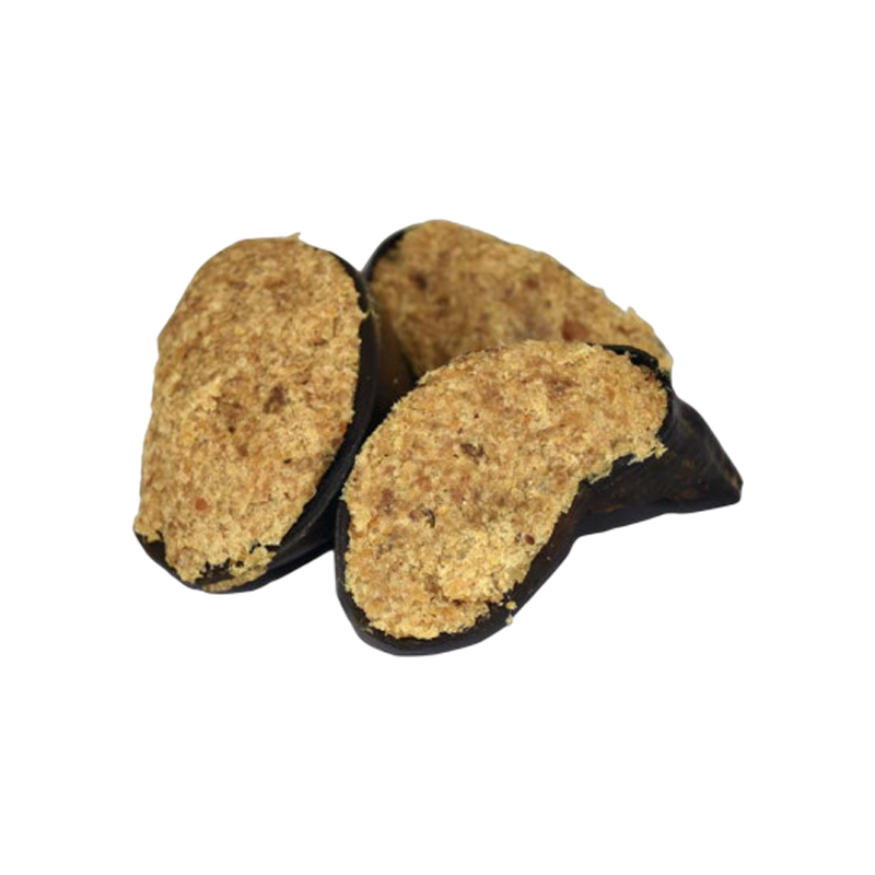 Snack natural masticable Dapac Pezuña rellena para higiene dental perro