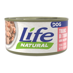 Life Natural filetes de atún y salmón, comida húmeda para perros natural