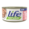Life Natural filetes de atún y salmón, comida húmeda para perros natural