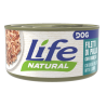 Life Natural filetes de pollo y cordero, comida húmeda para perros natural