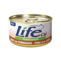 Life Natural comida húmeda para gatos natural de Atún y Queso