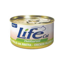 Life Natural comida húmeda para gatos de Pollo con Pato, ingredientes naturales