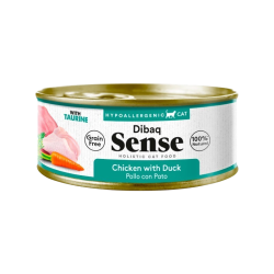 Dibaq Sense Cat Pollo & Pato 70G - Comida húmeda para gatos sin cereales