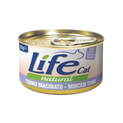 Life Natural comida húmeda para gatitos con atún molido 85 g, rica en proteínas y omega-3