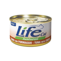 Life Natural comida húmeda para gatos natural de Atún y Queso