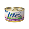 Life Natural comida húmeda para gatos Atún con Hígados de Pollo 85 g, alta en proteínas y sin aditivos artificiales