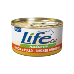 comida húmeda para gatos de Life Natural con muslo de pollo
