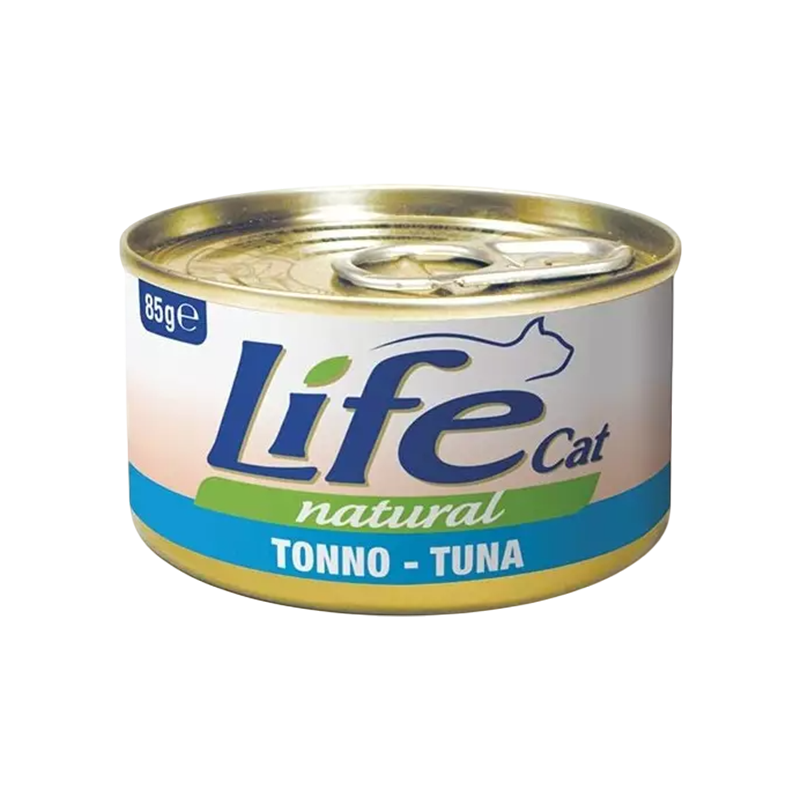 Life Natural comida húmeda para gatos de atún, con proteínas de pescado
