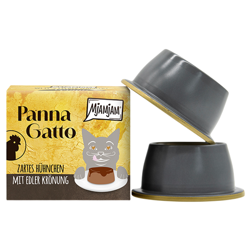 MjAMjAM comida húmeda para gatos de pollo sin gluten ni aditivos
