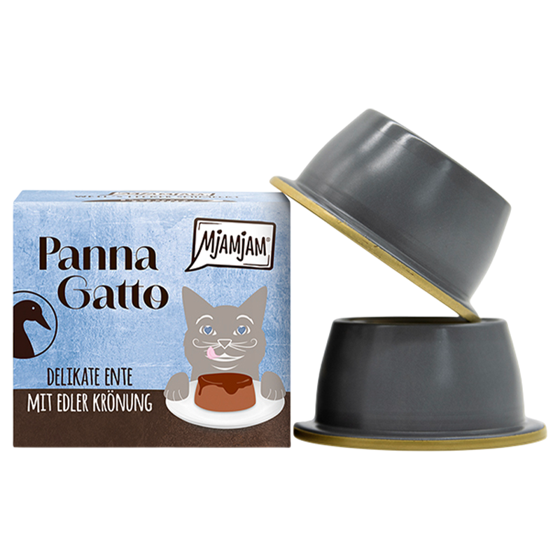 MjAMjAM Panna Gatto de Pato Paté de pato para gatos en tarrina de 80gr