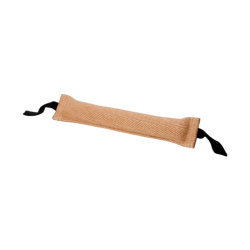 Juguete de adiestramiento para perros Camon Dummy de yuta con dos asas de 10x60cm.