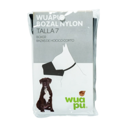 Wuapu-Bozal Nylon T7 Boxer perro hocico corto braquicéfalo