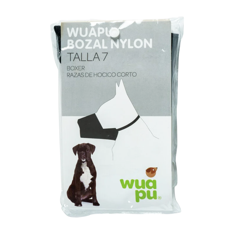 Wuapu-Bozal Nylon T7 Boxer perro hocico corto braquicéfalo