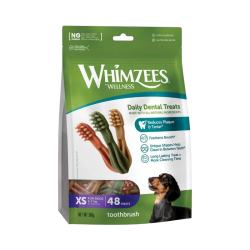 Whimzees Snack Dental Toothbrush XS 48 unidades perros pequeños natural