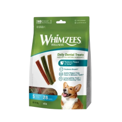 Whimzees Stix S 28 piezas snack dental para perro pequeño sin cereales