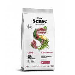 Dibaq Sense Grain Free Cordero, pienso para perros natural sin cereales, rico en proteínas