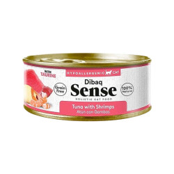 Dibaq Sense Cat Atún y Gambas con Patatas 70G - Comida húmeda para gatos sin cereales, rica en proteínas