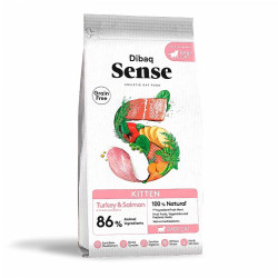 Dibaq Sense Cat Kitten, pienso para gatos con pavo y salmón fresco