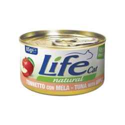 Life Natural comida húmeda para gatos pollo y manzana