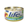 Life Natural Comida húmeda para gatos , sabor Atún con mezcla de frutas