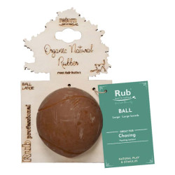 Retorn Rub Ball pelota para perros rellenable de resina orgánica flotante