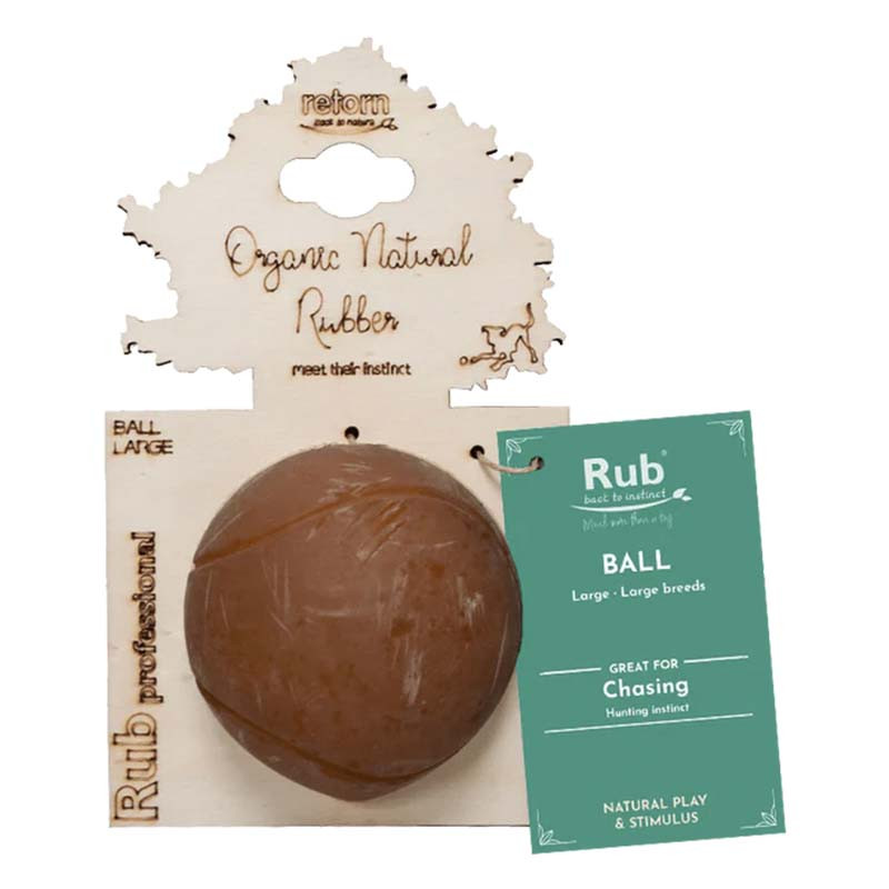 Retorn Rub Ball pelota para perros rellenable de resina orgánica flotante