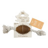 juguete rub rugby spike rope resina organica perro masticar ecologico