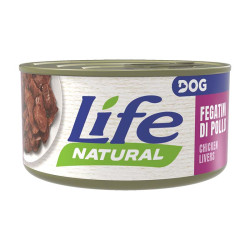 Life Natural 90g comida húmeda para perros hígados de pollo 100% naturales para perros de todas las edades