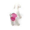 Braguita higiénica Camon de microfibra rosa para perras en celo, Talla 0 lavable y con excelente ajuste