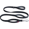 Correa Halti BRIG color negro resistente razas grandes neopreno seguridad triple costura clip 340kg