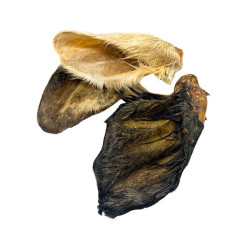 Dapac fresh raw oreja ternera con pelo snack natural para perros anti sarro