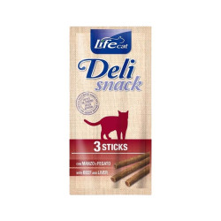 life cat deli snack palitos ternera higado gatos golosina natural horneada