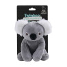 Peluche Koala para Perros Twinbee con sonido, juguete suave squeaker gris