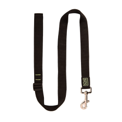 Correa extensible para perro Bub's en color negro, talla pequeña (60-100cm)