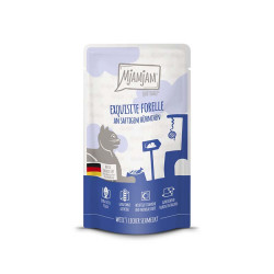 MjAMjAM Trucha con Pollo – Comida húmeda sin cereales para gatos adultos